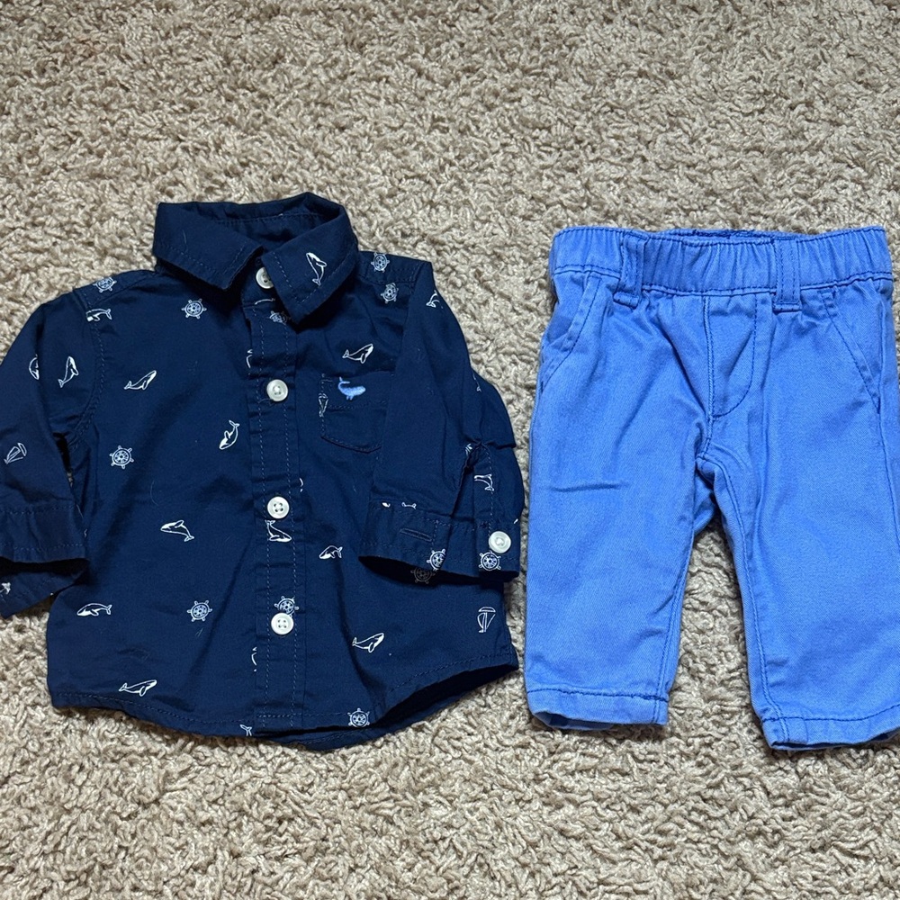Carter's Navy and Blue Kids Matching Set